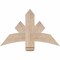 Ekena Millwork Alberta Smooth Timber Gable Bracket, Douglas Fir, 36"W x 23"H x 1 1/2"D x 5 1/2"F, 15/12 Pitch GBW036X23X0206ALB00SDF - alternate 1